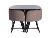 Комплект (стол, 4 стула) QUADRON