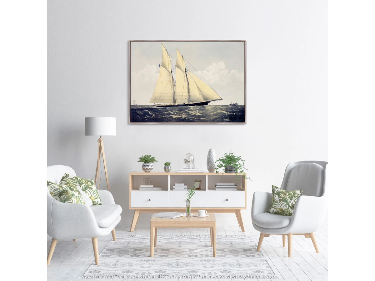 Репродукция картины на холсте R.T.Y.C. Schr. Cambria, 1870г. 640332  - фото 7