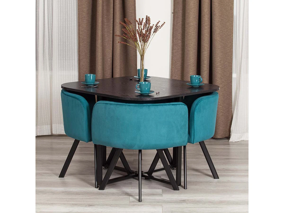 Комплект (стол, 4 стула) QUADRON 929085  - фото 2