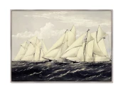 Репродукция картины на холсте Yachts on a summer cruise, 1871г. 640333