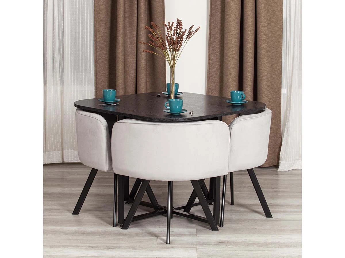 Комплект (стол, 4 стула) QUADRON 929095  - фото 2