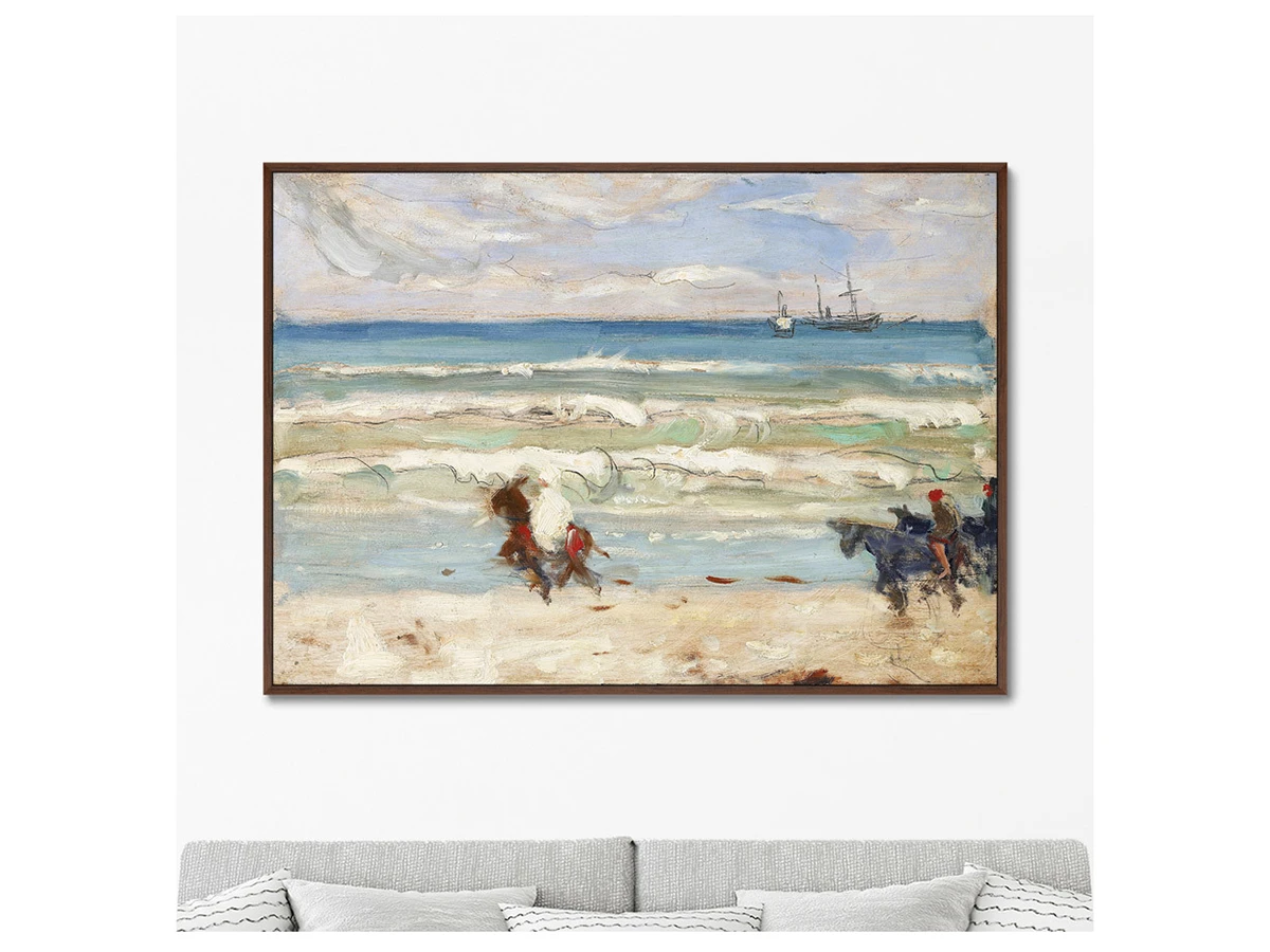 Репродукция картины на холсте Beach scene, Tangier, 1906г. 640341  - фото 4