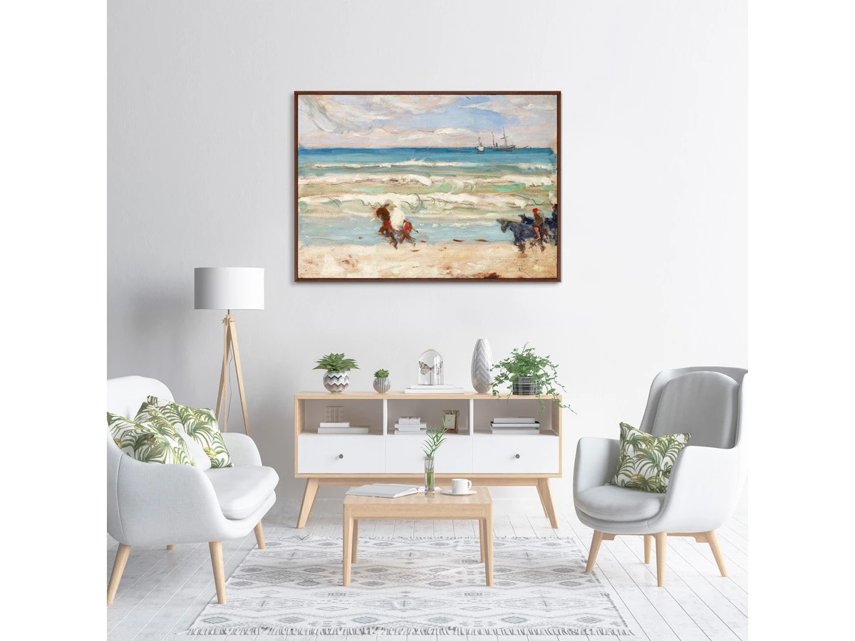 Репродукция картины на холсте Beach scene, Tangier, 1906г. 640341  - фото 7