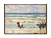 Репродукция картины на холсте Beach scene, Tangier, 1906г.