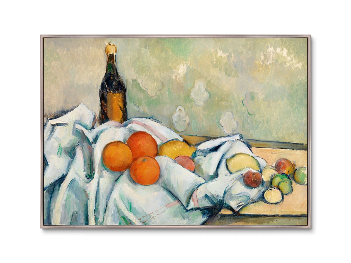 Репродукция картины на холсте Bottle and Fruits, 1890г. 640374