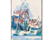 Репродукция картины на холсте Church at Montigny-sur-Loing, 1897г.