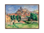 Репродукция картины на холсте Gardanne (Horizontal View), 1885г.