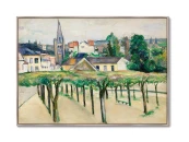 Репродукция картины на холсте Place de village, 1881г.