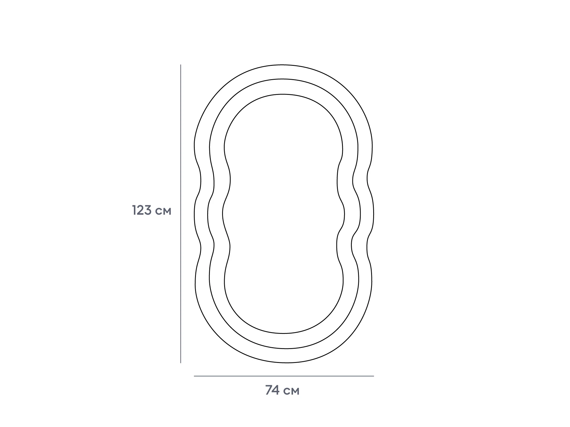 Зеркало подвесное Fluffy 929607  - фото 6