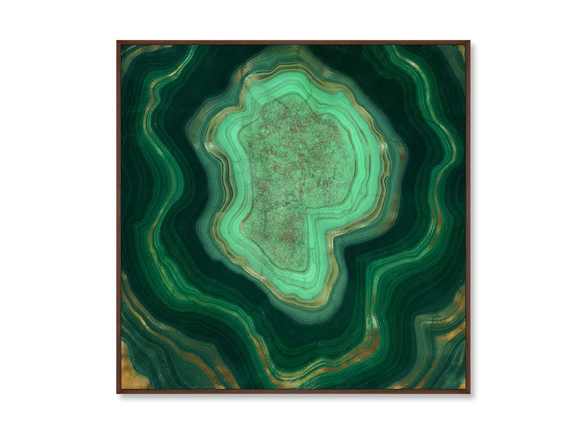 Репродукция картины на холсте Malachite, the beauty of stone 640431