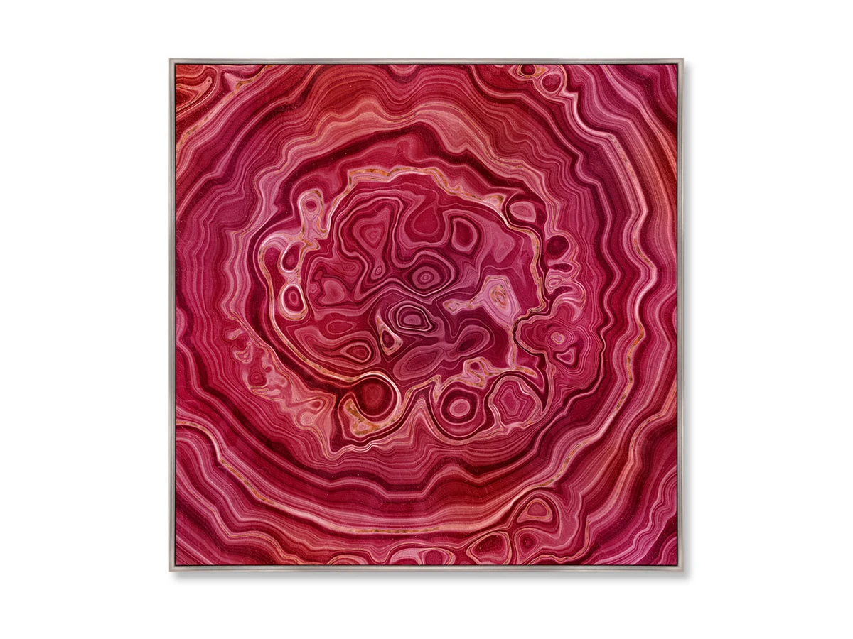 Репродукция картины на холсте Red agate, the beauty of stone 640433