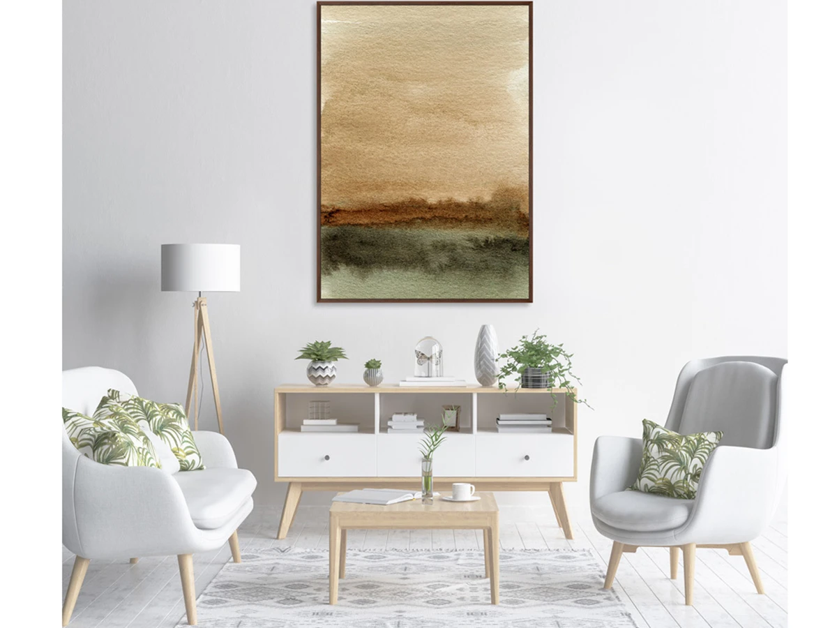 Репродукция картины на холсте Late autumn landscape 640466