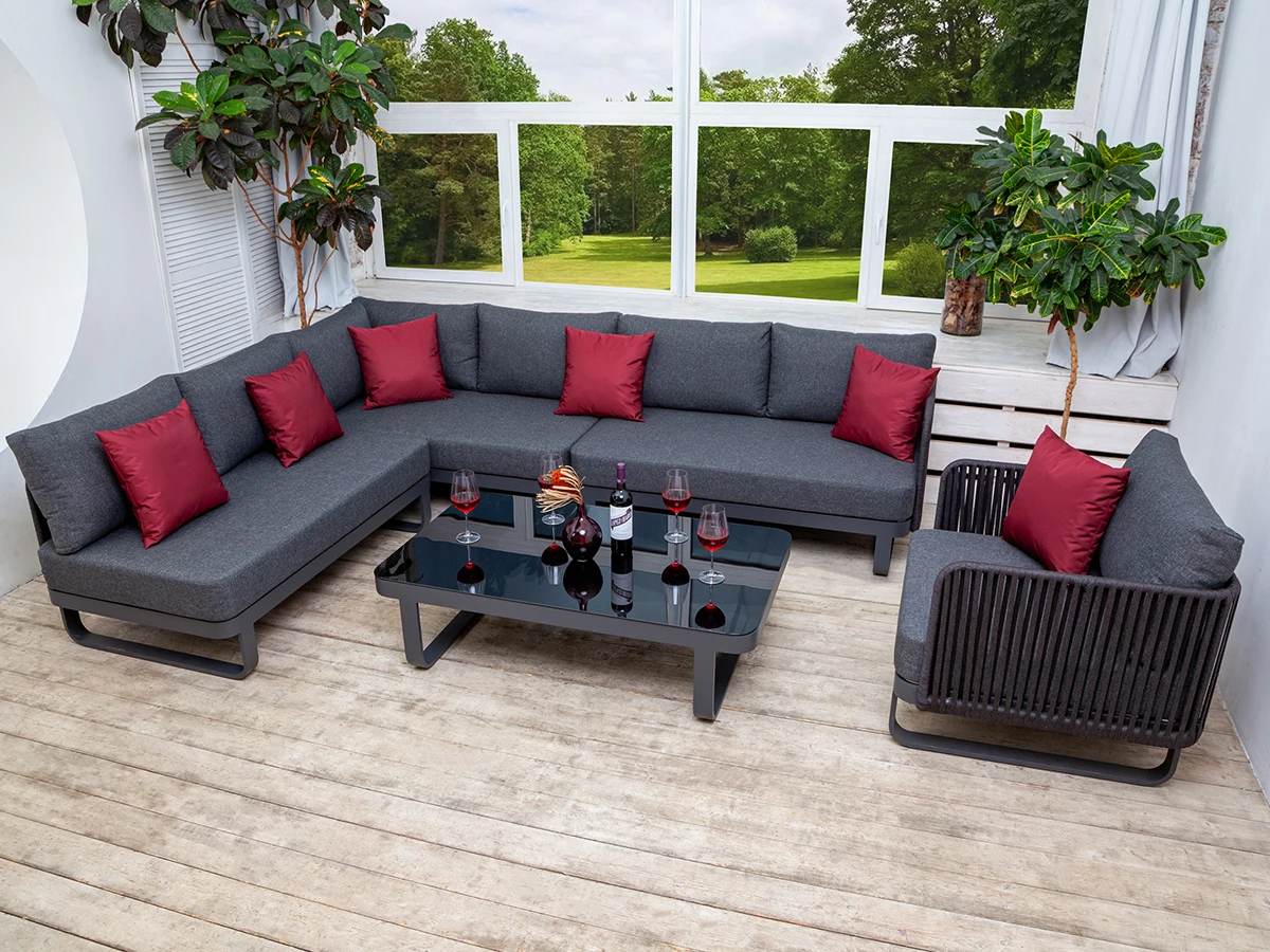 Лаунж зона угловая BELLISA 930525