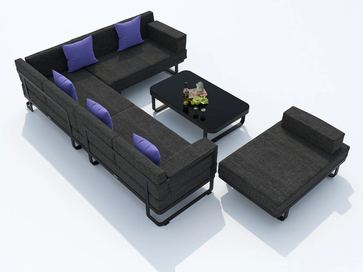 Лаунж зона угловая TESORA 930526  - фото 8