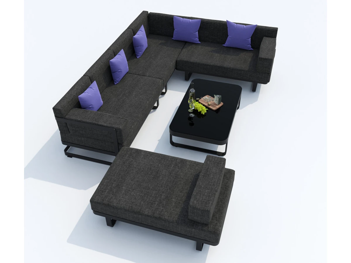 Лаунж зона угловая TESORA 930526  - фото 7