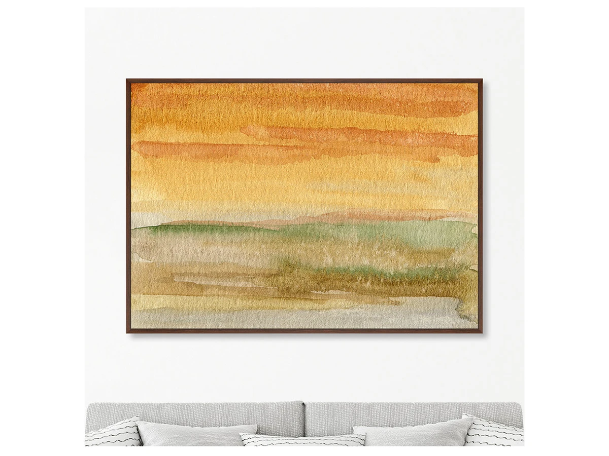 Репродукция картины на холсте Valley landscape in July 640480  - фото 4