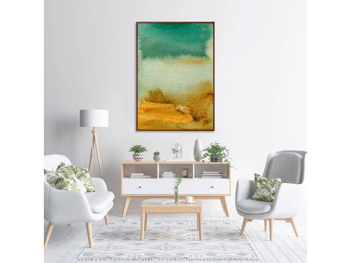 Репродукция картины на холсте Water eadge at the river bank 640481  - фото 7