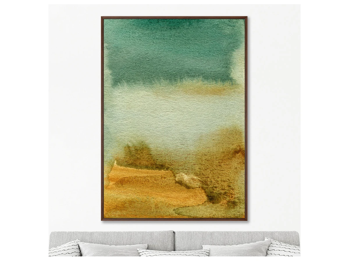 Репродукция картины на холсте Water eadge at the river bank 640481  - фото 4