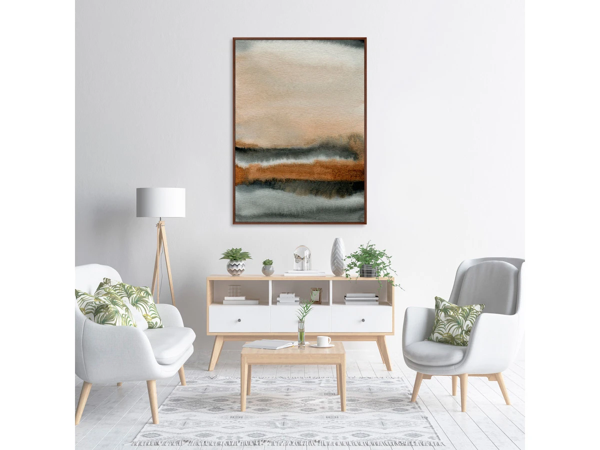 Репродукция картины на холсте By the river bank 640487  - фото 7