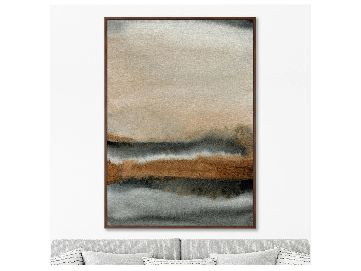 Репродукция картины на холсте By the river bank 640487  - фото 4