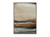 Репродукция картины на холсте By the river bank