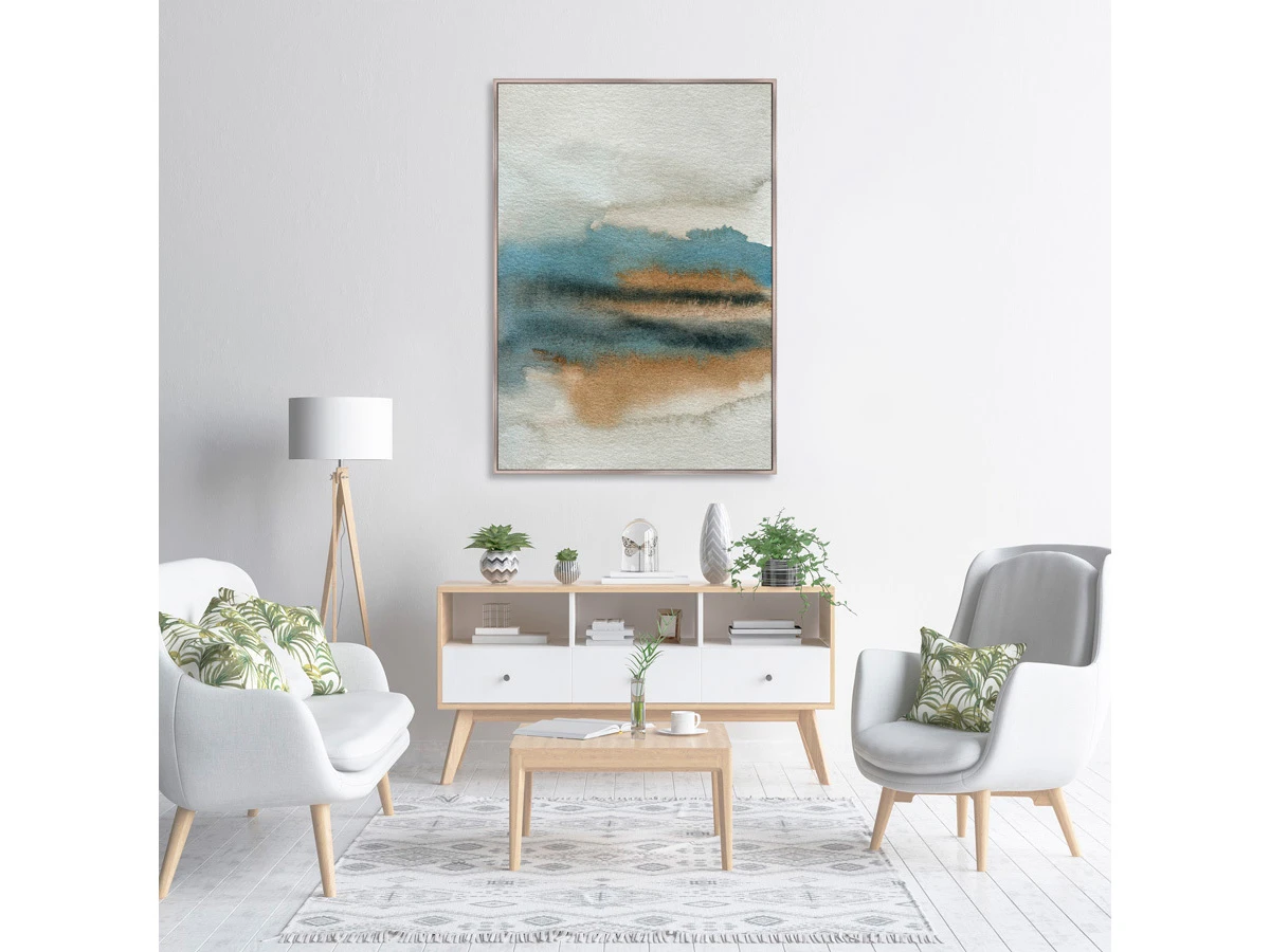 Репродукция картины на холсте Lakeside in the morning fog 640492  - фото 7