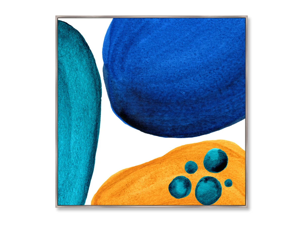 Репродукция картины на холсте Forms and colors, composition No24 640506