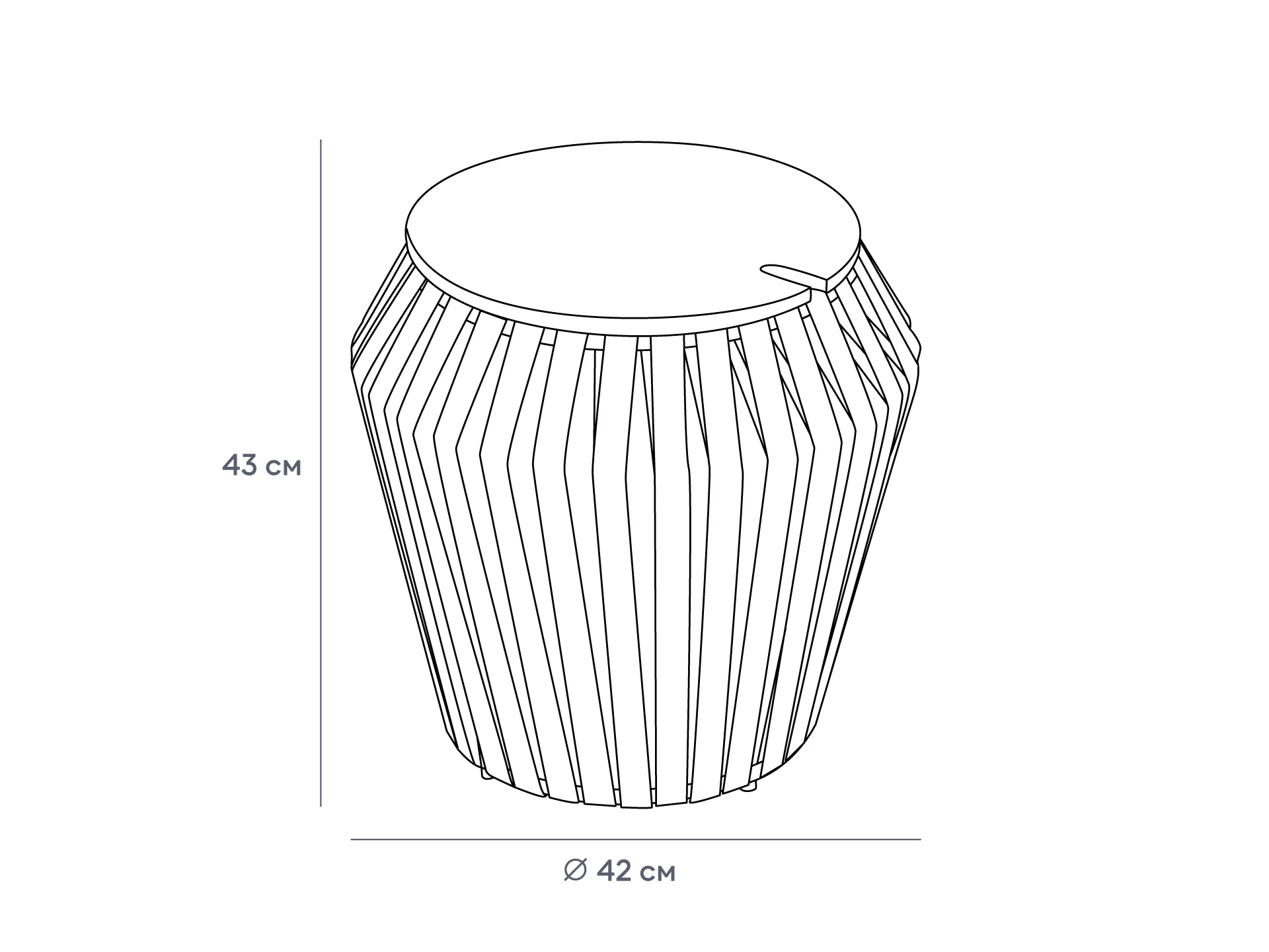 Столик журнальный Ding 930829  - фото 8