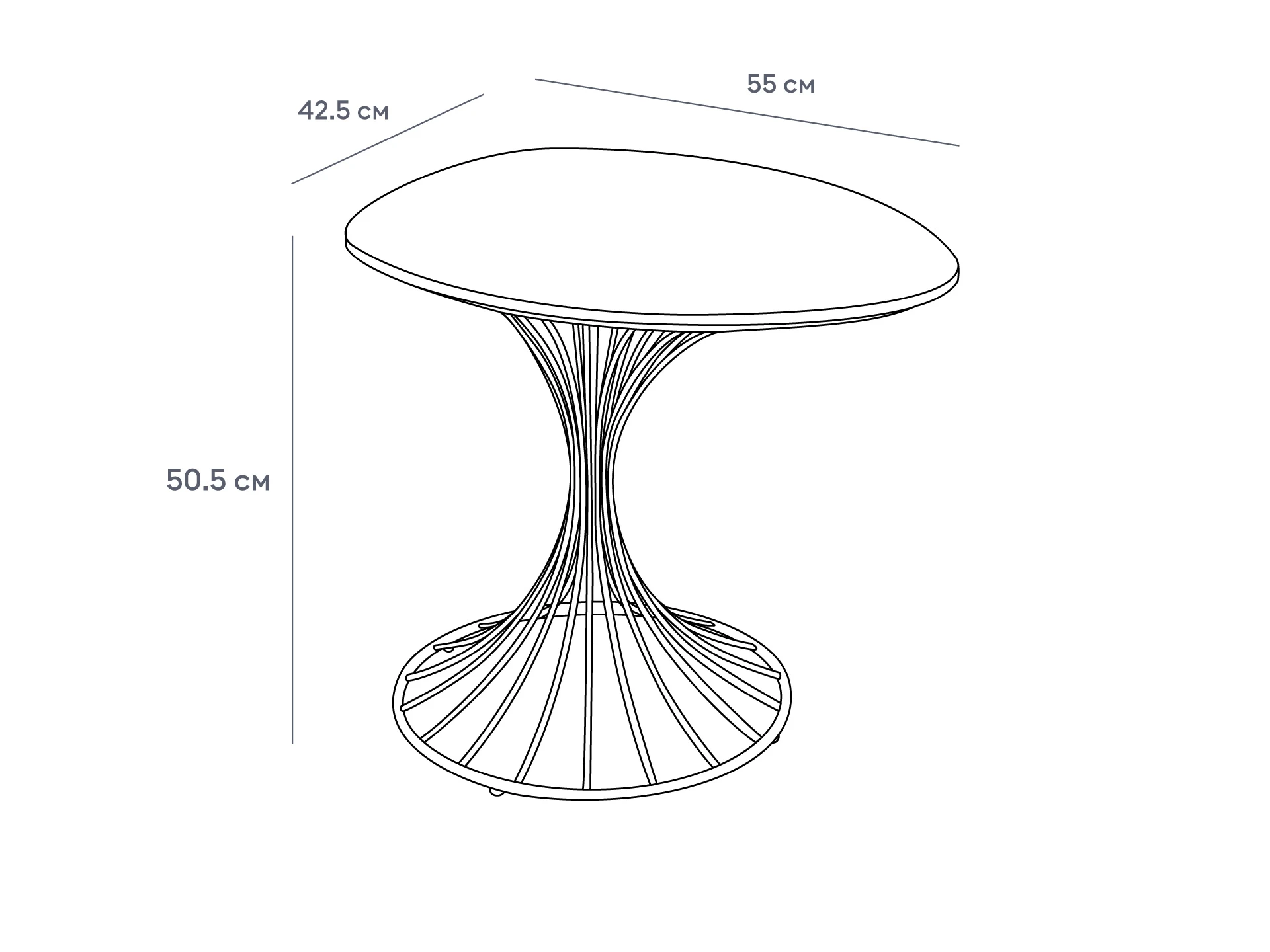 Столик журнальный Marty 930830  - фото 8