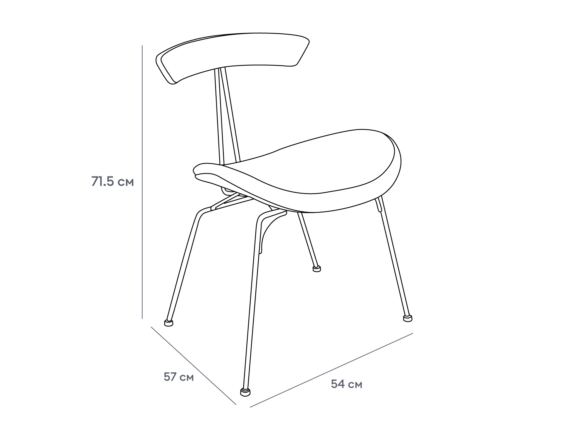 Cтул Bonni 930831  - фото 7