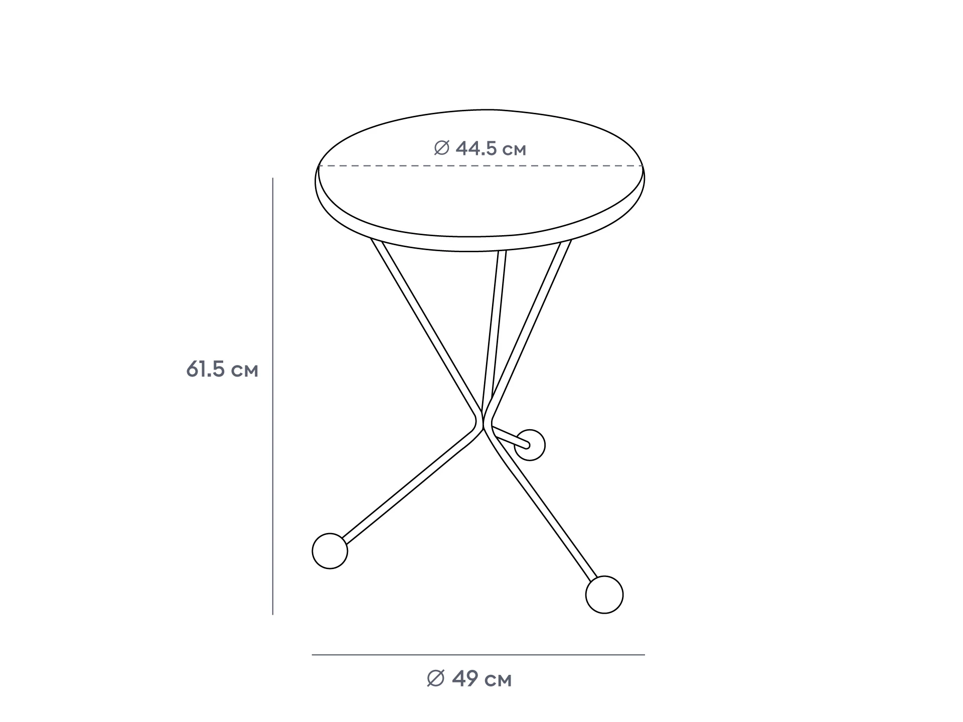 Кофейный столик Petal 930832  - фото 7