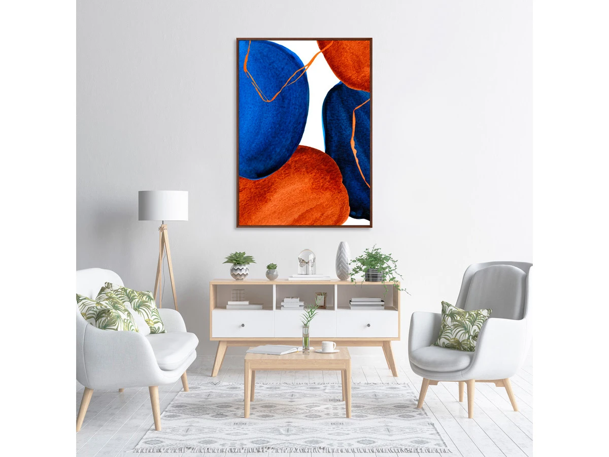 Репродукция картины на холсте Forms and colors, composition No33 640515  - фото 7