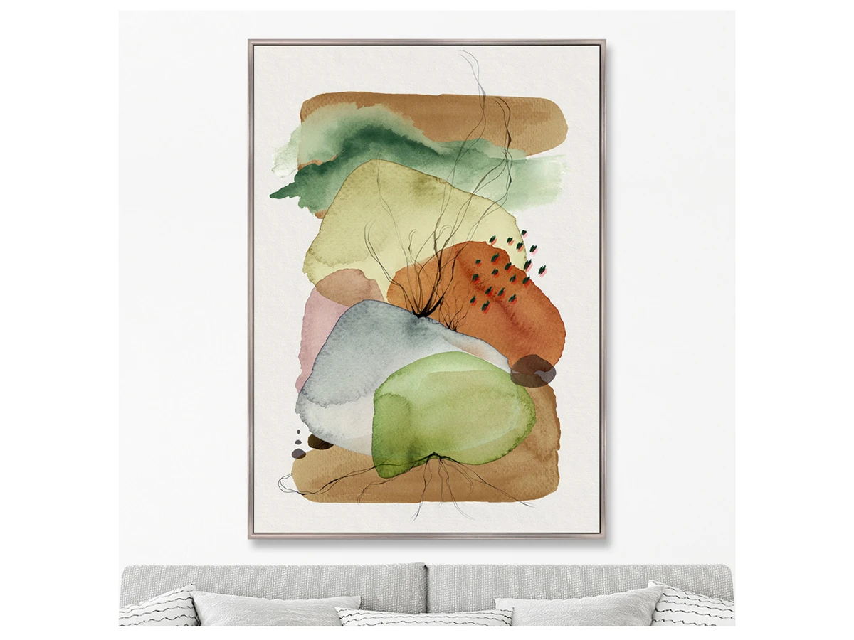 Репродукция картины на холсте Rain cloud over mountain 640524  - фото 4