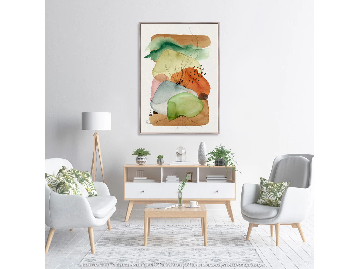 Репродукция картины на холсте Rain cloud over mountain 640524  - фото 7