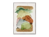 Репродукция картины на холсте Rain cloud over mountain