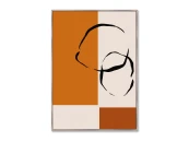 Репродукция картины на холсте Lemons in geometry