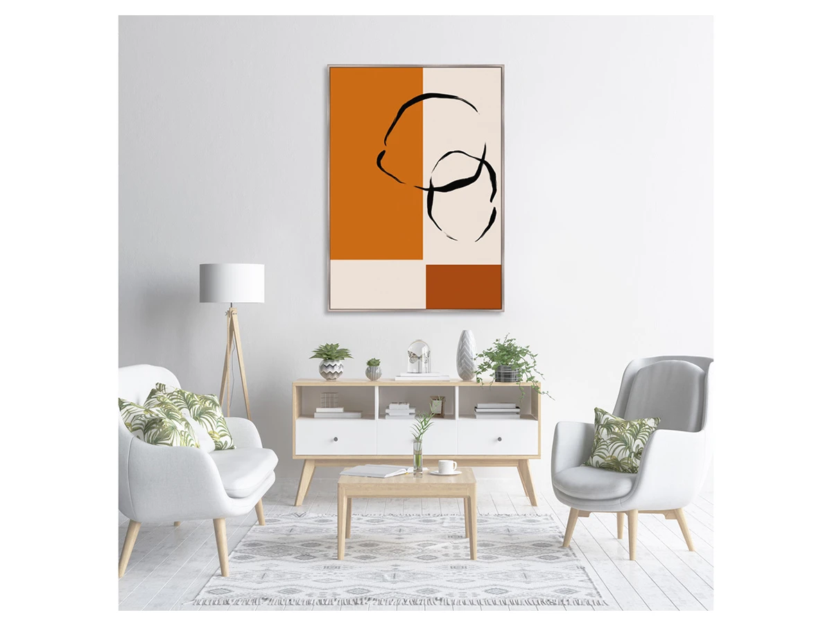 Репродукция картины на холсте Lemons in geometry 640545