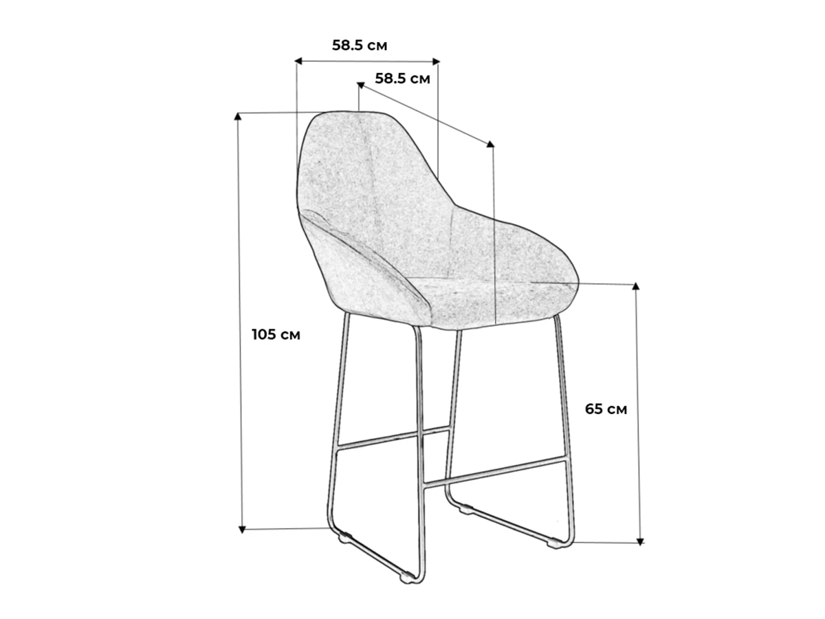 Кресло полубар Kent 931535