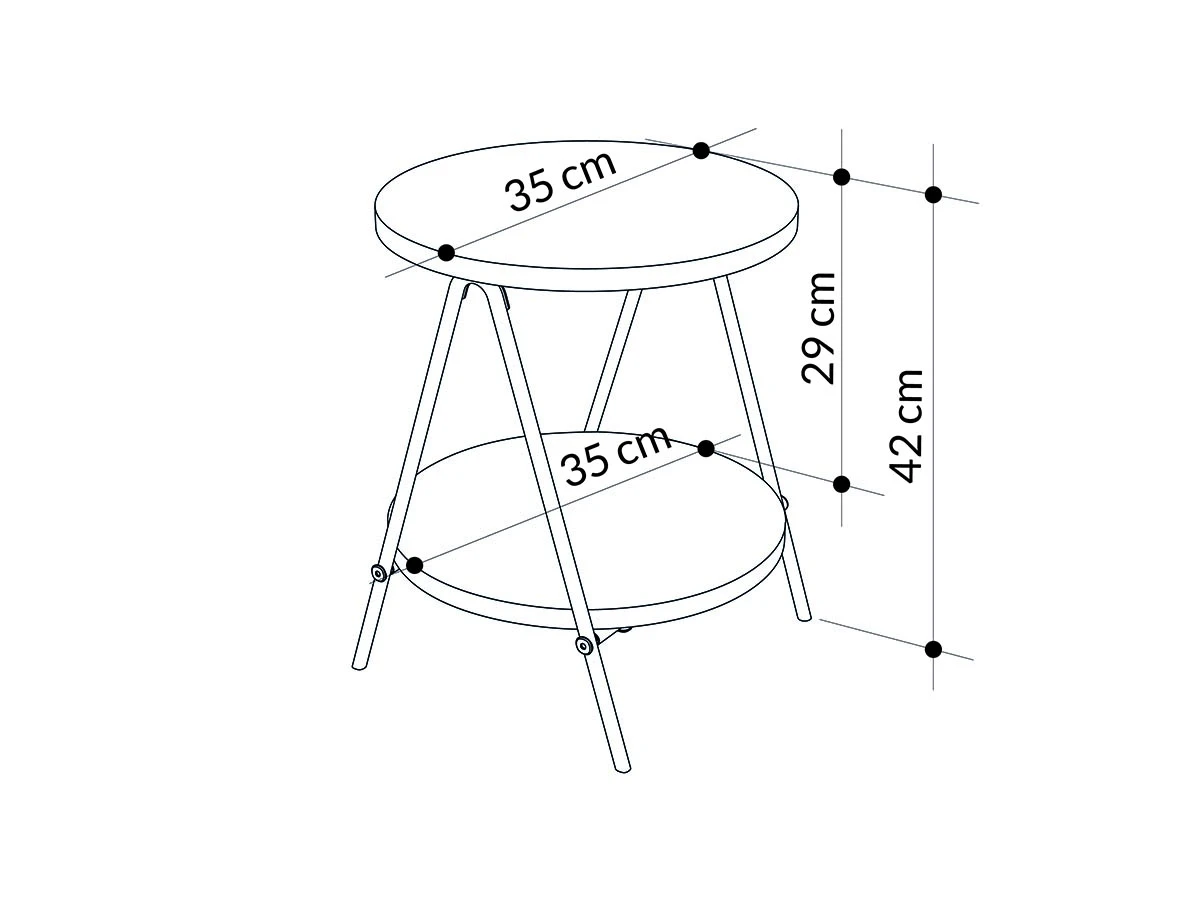 Стол приставной ESSEL SIDE TABLE 931536  - фото 3