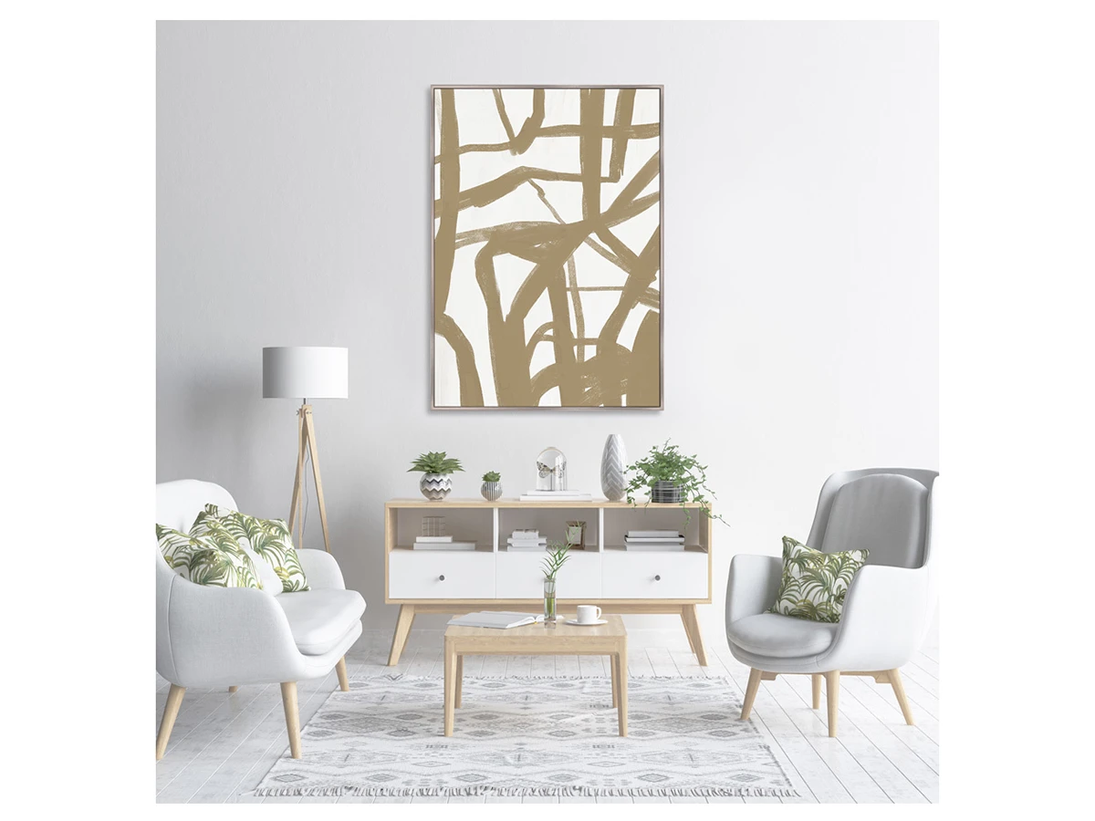 Репродукция картины на холсте Пространственные тропы, 2020г. 640601