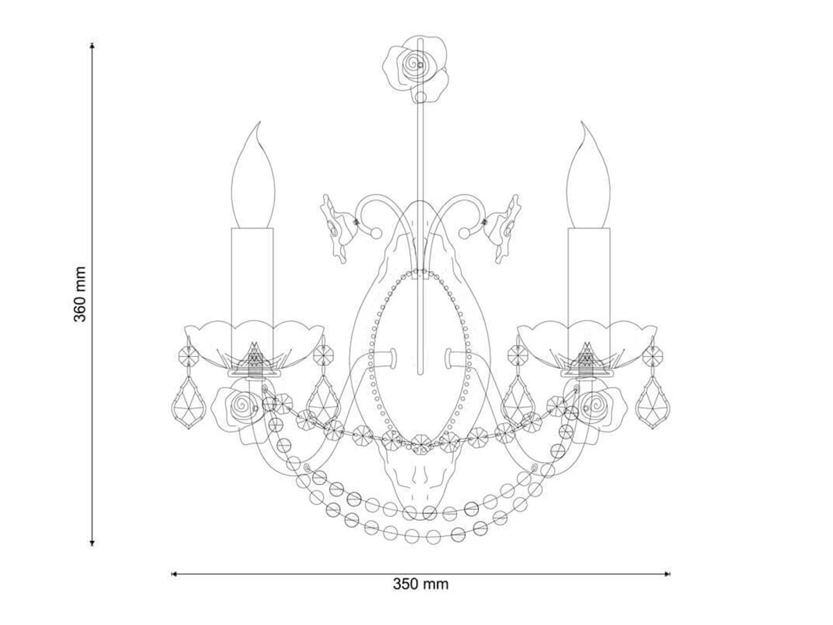 Бра Fiori Di Rose 933209  - фото 2