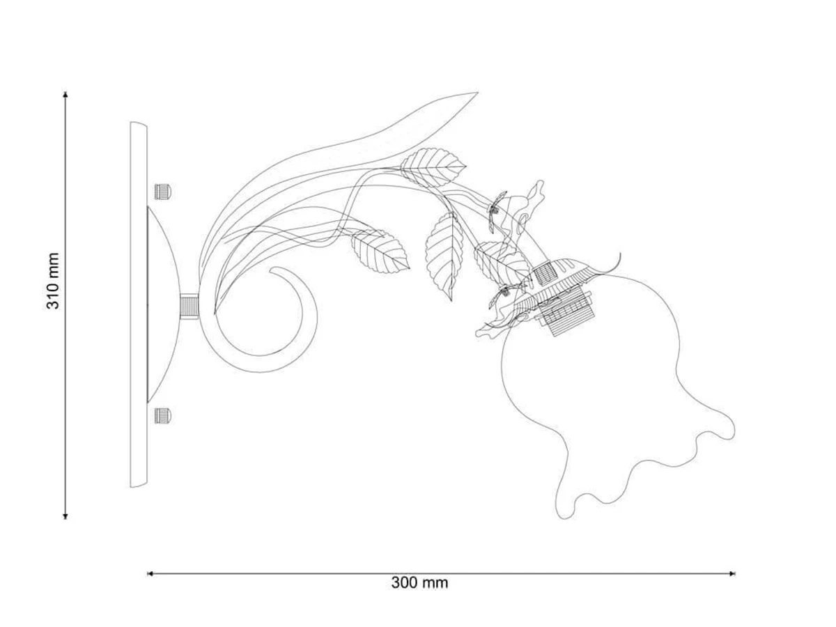 Бра Fiori Di Rose 933221  - фото 2