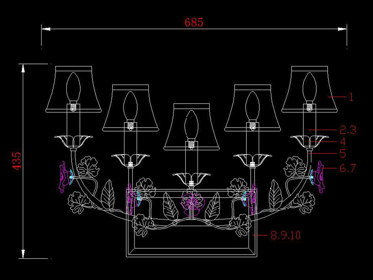 Бра Fiori Di Rose 933225