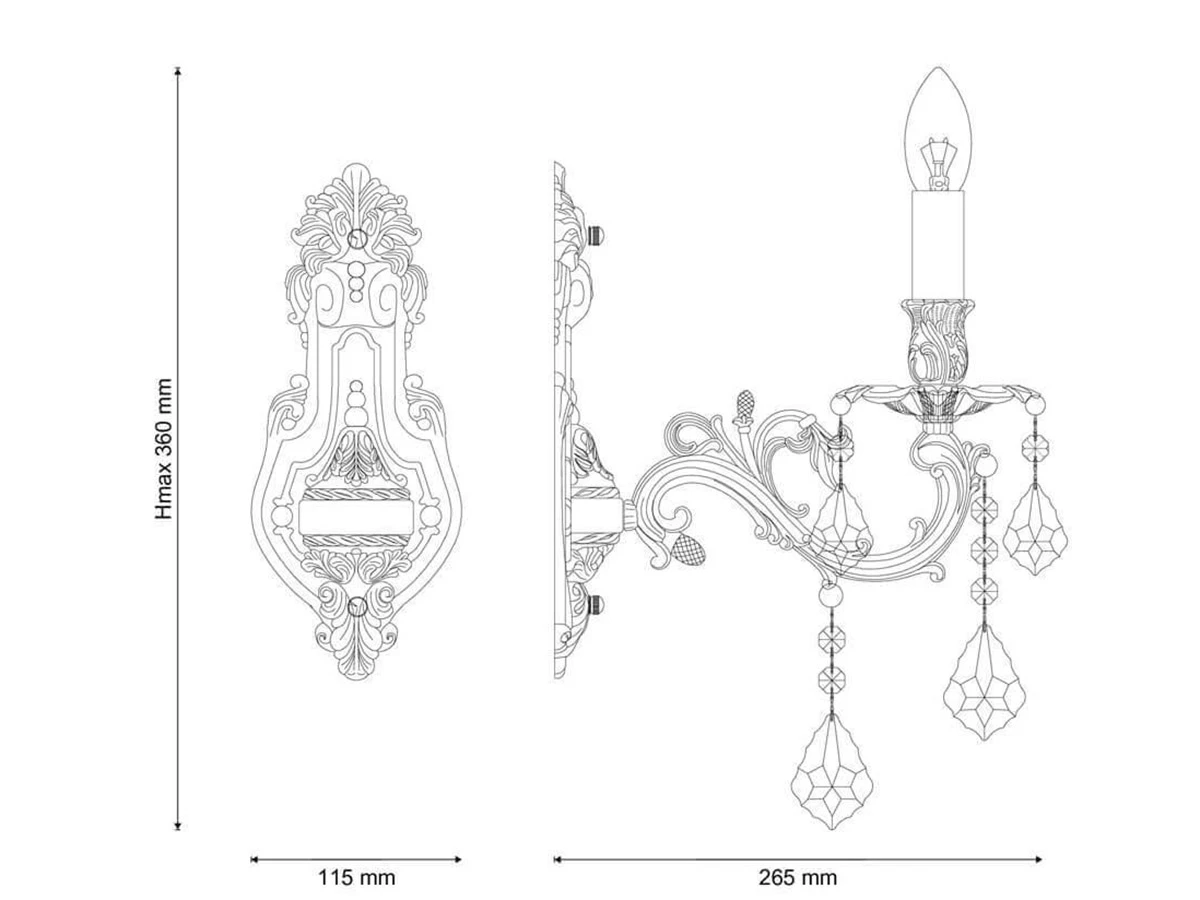 Бра Barletta 933356  - фото 1
