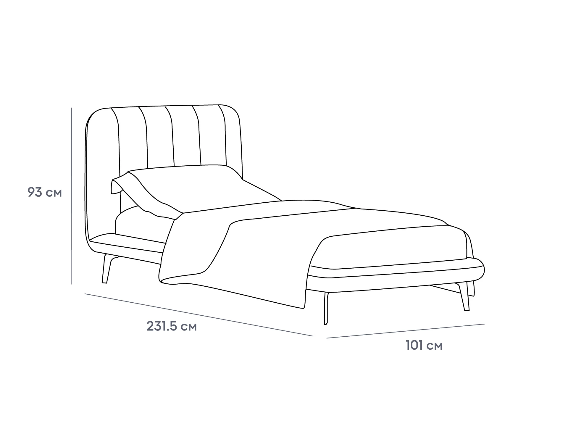 Кровать Amsterdam 933420  - фото 3