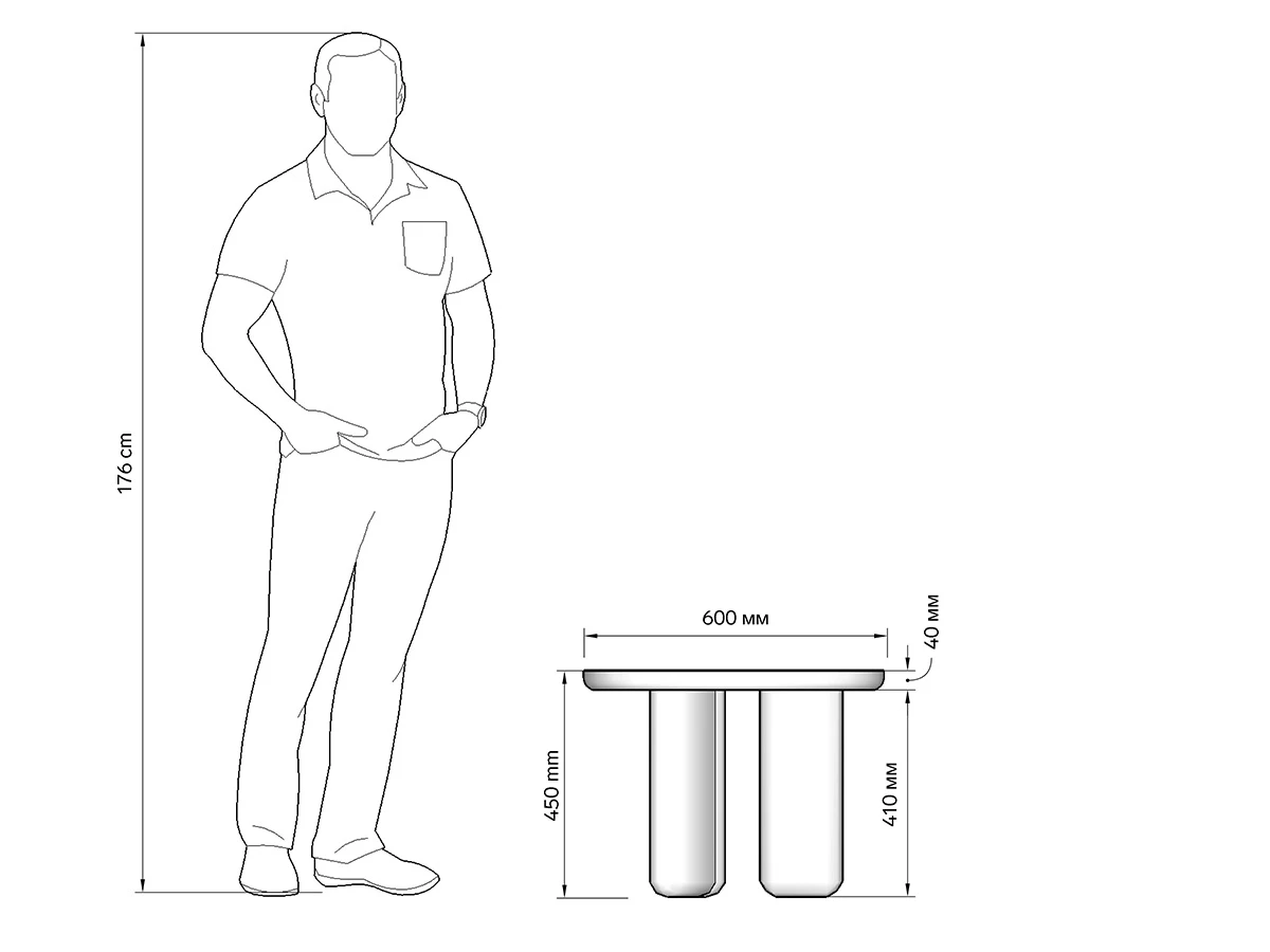 Стол Crooked 933427  - фото 4