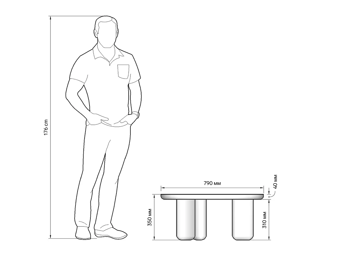 Стол Crooked 933440  - фото 4