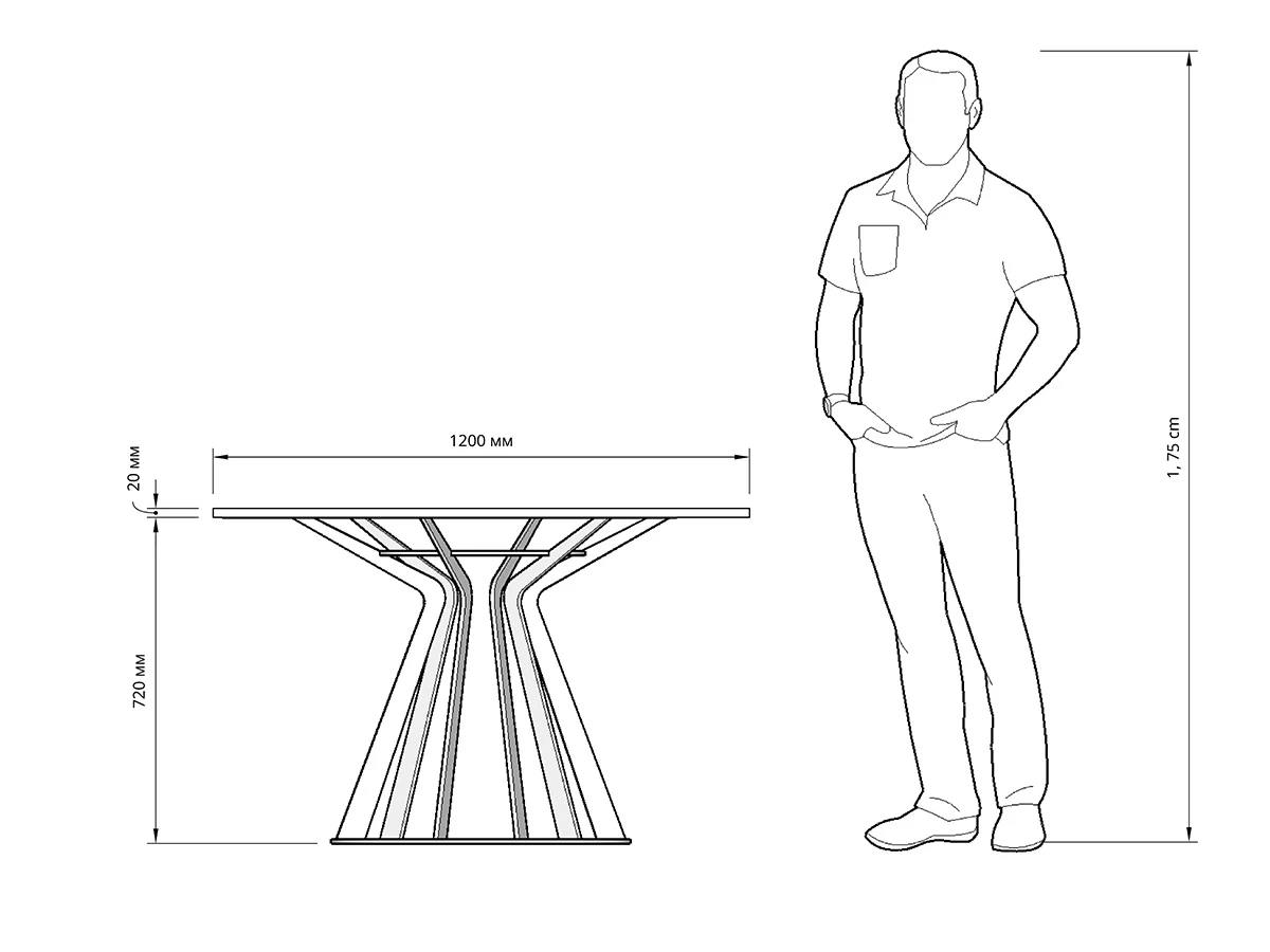 Стол Mercury 933448  - фото 4