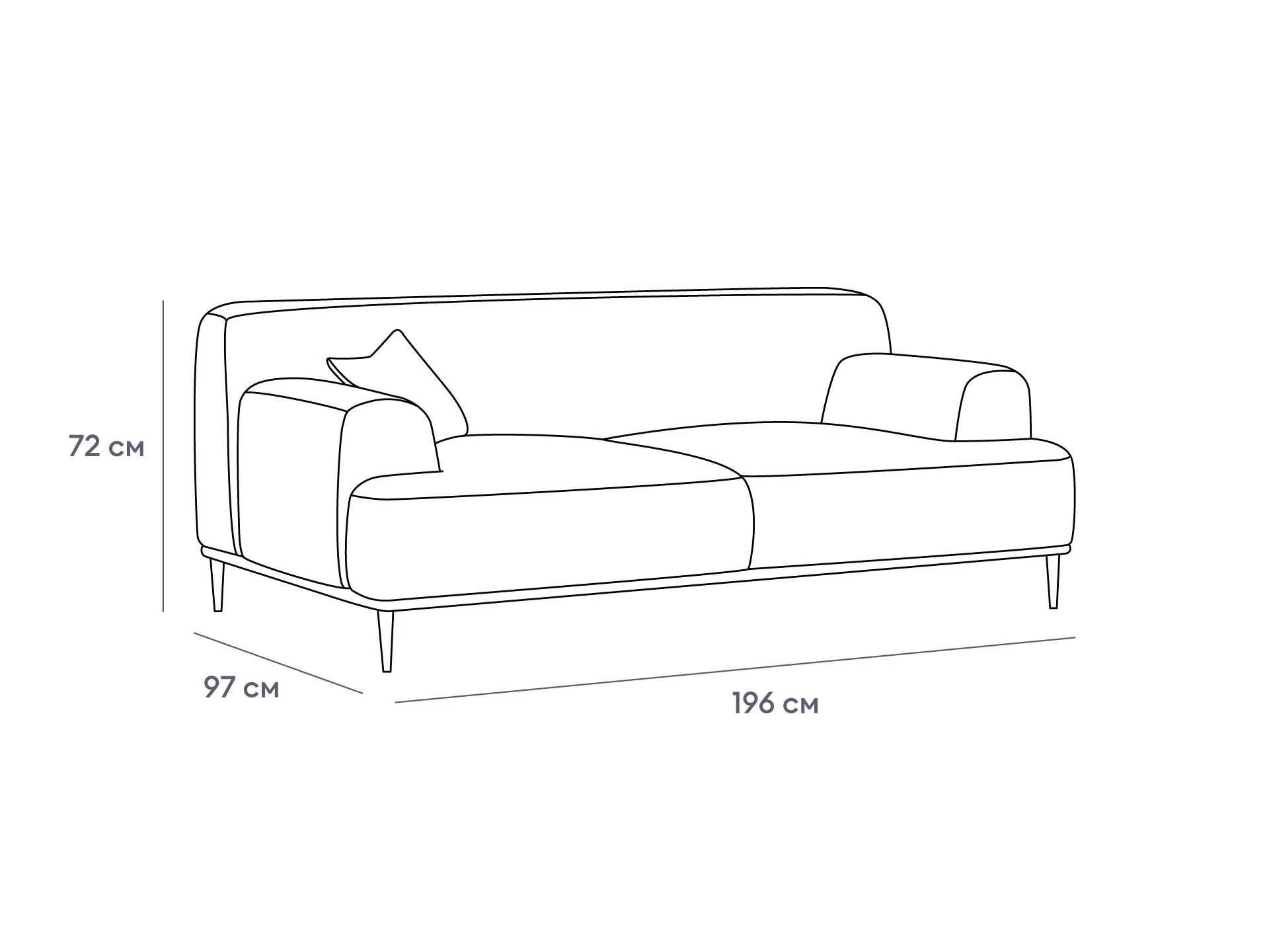 Диван Portofino 2-х местный 933503  - фото 7