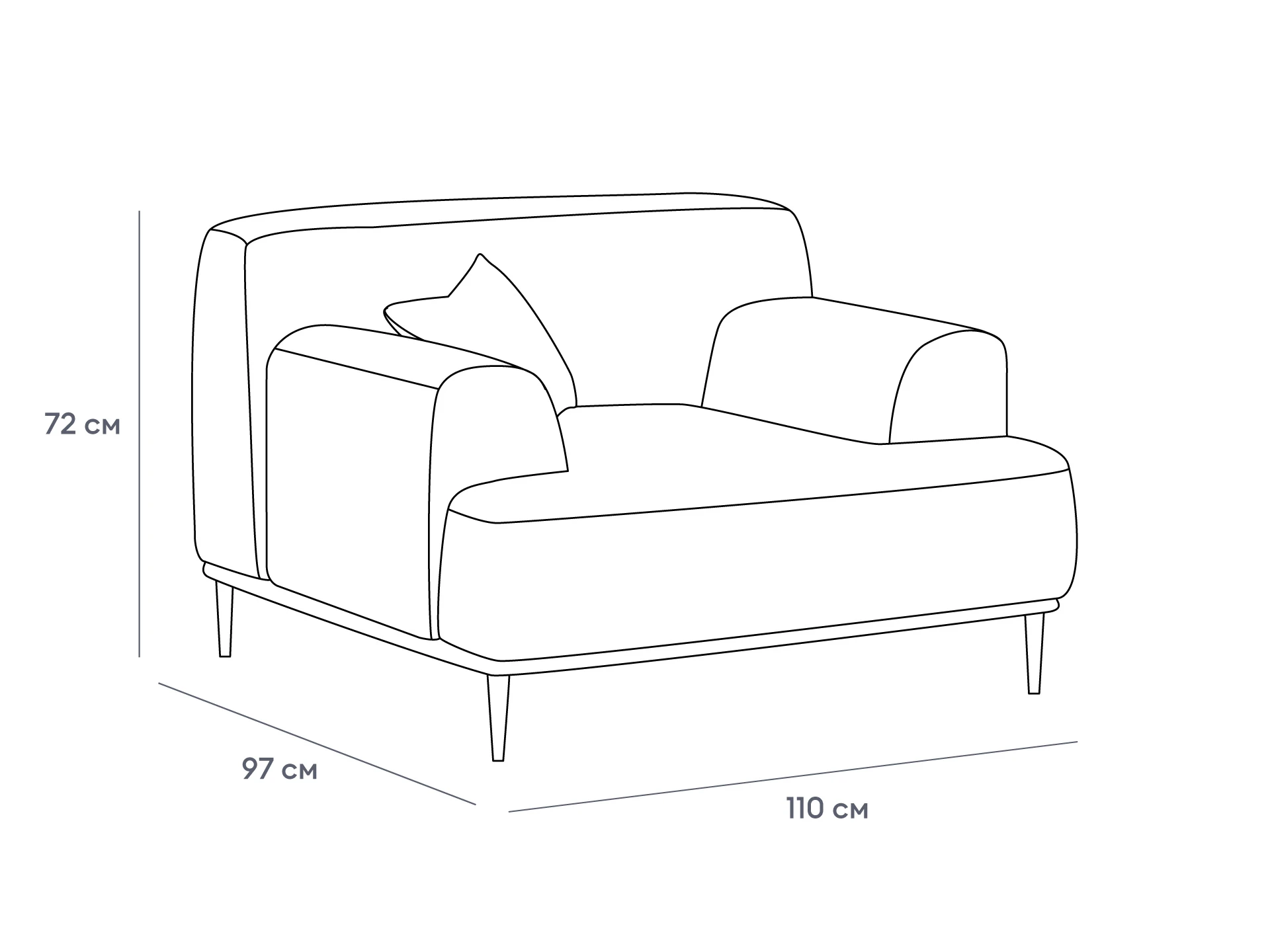 Кресло Portofino 933530  - фото 3